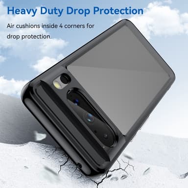 SKALO Google Pixel 8 Pro Väri Puskurin Suojakuori - Musta