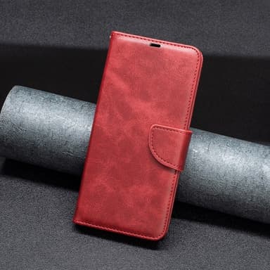 SKALO Google Pixel 8 Pro Lompakkokotelo PU-nahkaa - Punainen