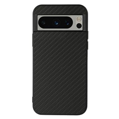 SKALO Google Pixel 8 Pro Carbon Fiber TPU-suojakuori - Musta