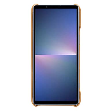 SKALO Sony Xperia 5 V PU-nahkainen Korttikotelo - Vaaleanruskea