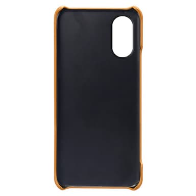 SKALO Sony Xperia 5 V PU-nahkainen Korttikotelo - Vaaleanruskea