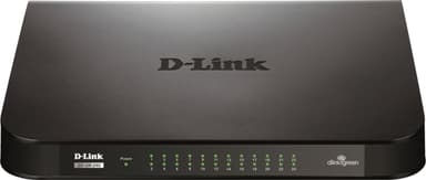 D-Link GO 24-port gigabit kytkin, musta
