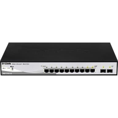 D-Link 8-porttinen älykytkin, 10/100/1000 Gigabit