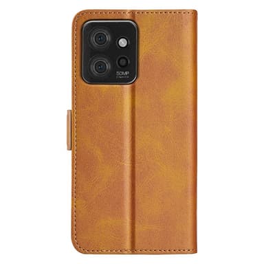 SKALO Motorola ThinkPhone 5G Premium Wallet Lompakkokotelo - Vaaleanruskea