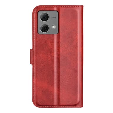 SKALO Motorola Moto G84 5G Premium Wallet Lompakkokotelo - Punainen