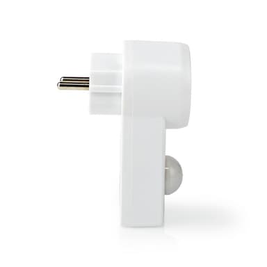 Nedis Liiketunnistin | Sisäkäyttöinen | Type F (CEE 7/7) | Tyyppi F (CEE 7/7) | 120 ° | 5 - 300 W | 300 W | 1200 W | 3 - 2000 Lux | Anturitekniikka: PIR | Anturi ulottuvilla: 0.0 - 9.0 m