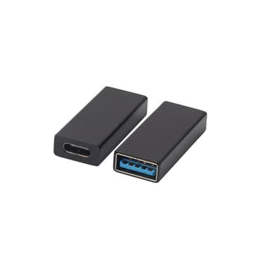 NÖRDIC USB-C-naaras-USB-A-sovitin 5Gbps