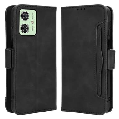 Motorola Moto G54 5G useita korttipaikkoja puhelimen lompakkokotelo - musta