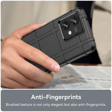 SKALO Motorola Edge 40 Neo 5G Rugged Shield iskunkestävä TPU suojakuori