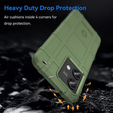 SKALO Motorola Edge 40 Neo 5G Rugged Shield iskunkestävä TPU suojakuori