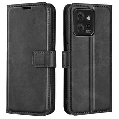 SKALO Motorola ThinkPhone 5G Premium Wallet Lompakkokotelo - Musta