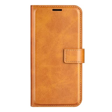 SKALO Motorola Moto G84 5G Premium Wallet Lompakkokotelo - Vaaleanruskea