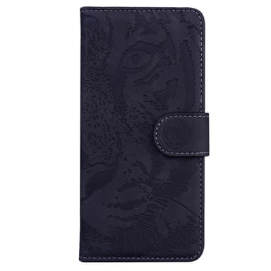 SKALO Motorola Moto G84 5G Kohokuvioitu tiikerilompakko - Musta