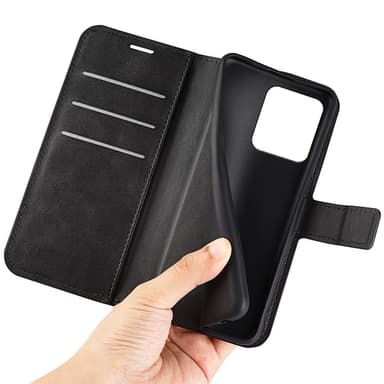 SKALO Motorola ThinkPhone 5G Premium Wallet Lompakkokotelo - Musta