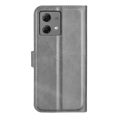 SKALO Motorola Moto G84 5G Premium Wallet Lompakkokotelo - Harmaa