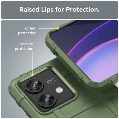 SKALO Motorola Edge 40 Neo 5G Rugged Shield iskunkestävä TPU suojakuori