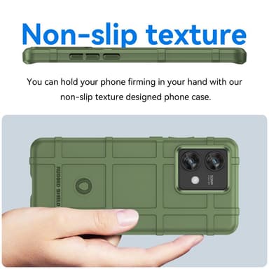 SKALO Motorola Edge 40 Neo 5G Rugged Shield iskunkestävä TPU suojakuori