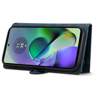 SKALO Motorola Moto G84 5G ESEBLE Big Wallet Lompakkokotelo - Sininen