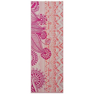 Gaiam Bohemian Rose Yoga Mat 4mm Classic Printed