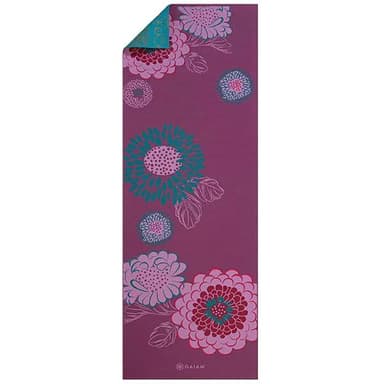 Gaiam Kiku Yoga Mat 6mm Premium Reversible