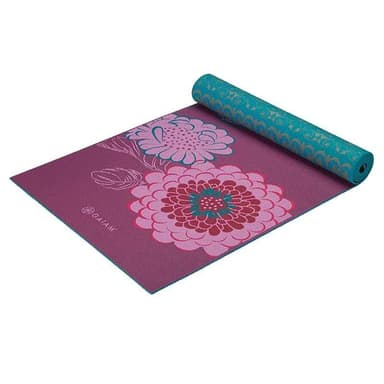 Gaiam Kiku Yoga Mat 6mm Premium Reversible