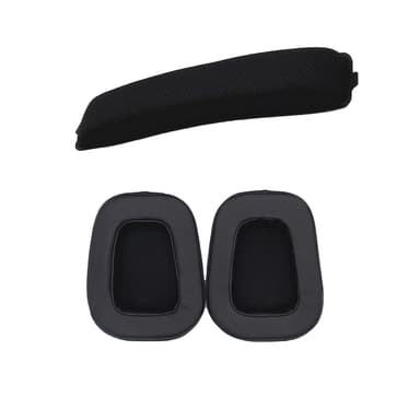 Kuulokkeiden ja sangan vaihto Logitech G933/G633:lle Musta