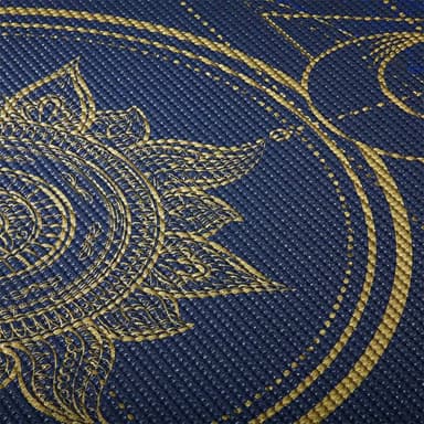 Gaiam Reversible Sun & Moon Yoga Mat 6mm Premium Metallic