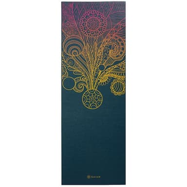 Gaiam Vivid Zest Yoga Mat 4mm Classic Printed