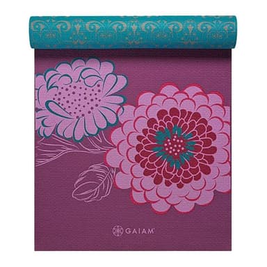 Gaiam Kiku Yoga Mat 6mm Premium Reversible