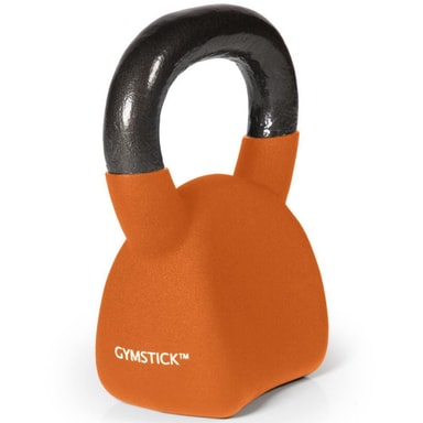 Kettlebell Gym Stick Ergo De 12 Kg - En Fonte Avec Housse En Néoprène - Pour Renforcement Musculaire, Endurance Et équilibre