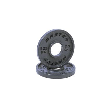 Master Fitness Master Inronplate Machined, Levypainot Rauta 1,25 kg
