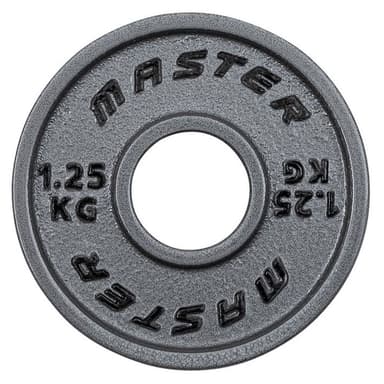 Master Fitness Master Inronplate Machined, Levypainot Rauta 1,25 kg