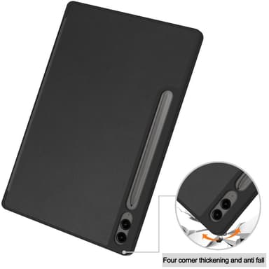 Kolmen taittotelineen älykotelo Samsung Galaxy Tab S9 FE+ / Tab S9+ -puhelimelle