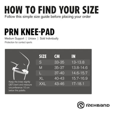 Rehband PRN Knee Pad Impact 3mm, Polvi