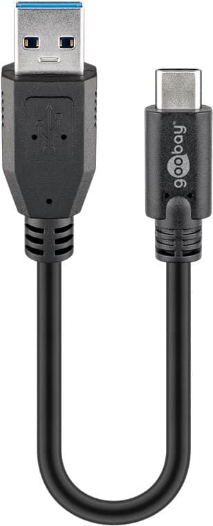 Goobay Synkronoi ja lataa Super Speed ​​​​USB-C™ USB A 3.0 -latauskaapeliin