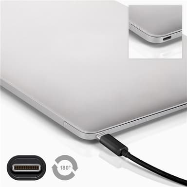 Goobay Synkronoi ja lataa Super Speed ​​​​USB-C™ USB A 3.0 -latauskaapeliin
