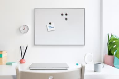 Nobo Home valkotaulu 58,5x43cm alumiinikehyksellä
