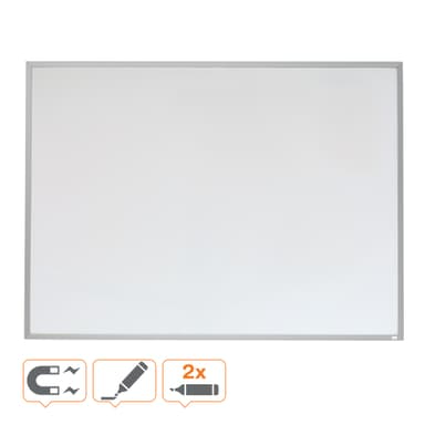 Nobo Home valkotaulu 58,5x43cm alumiinikehyksellä