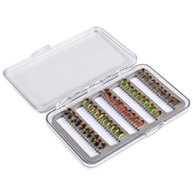 50 kpl Perhokalastus Drag Kit syöttikalastustarvikkeet - Hyönteiset