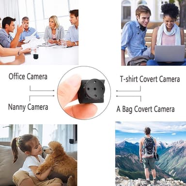 Mini 1080P Full HD DVR -minikamera Kannettava vakoojakamerakamera