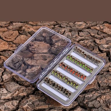50 kpl Perhokalastus Drag Kit syöttikalastustarvikkeet - Hyönteiset