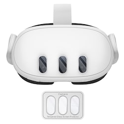 Oculus Meta Quest 3 VR WOLMTT Lens Protector karkaistu lasikalvo