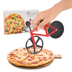 Polkupyörän pizzaleikkuri, ruostumattomasta teräksestä valmistettu pizzaveitsi Malli A