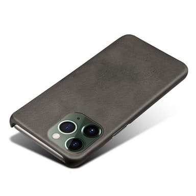 SKALO iPhone 15 Pro PU-nahkainen Suojakuori - Musta