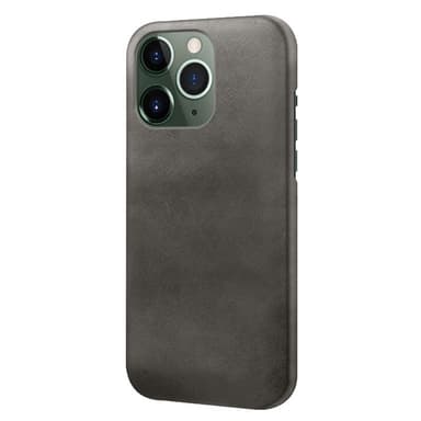 SKALO iPhone 15 Pro PU-nahkainen Suojakuori - Musta