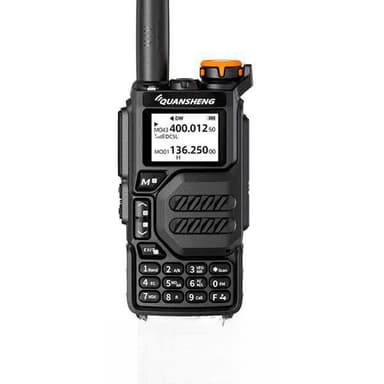 INF UV-K5 Plus 1600 mAh 2-tieradio, radiopuhelin antennilla