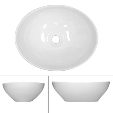 Keraaminen pesuallas 410 x 330 mm