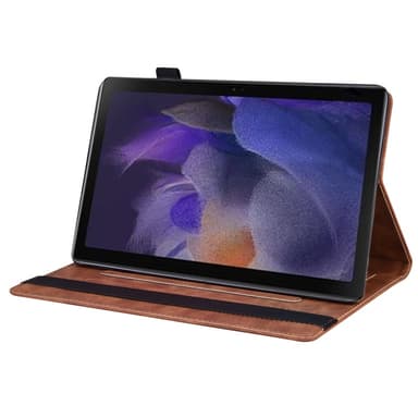 SKALO Samsung Tab A9 PU-nahkainen Lompakkokotelo - Ruskea