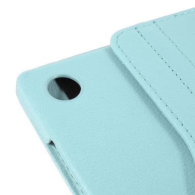 SKALO Samsung Tab A9+ 360 Litchi Suojakotelo - Turkoosi