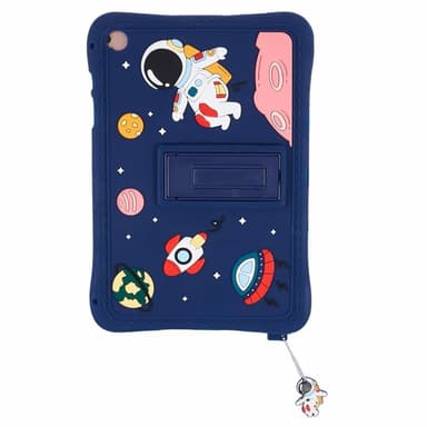 SKALO Samsung Tab A9+ Shock Resistant Armor Silicone Kuori  - Sininen